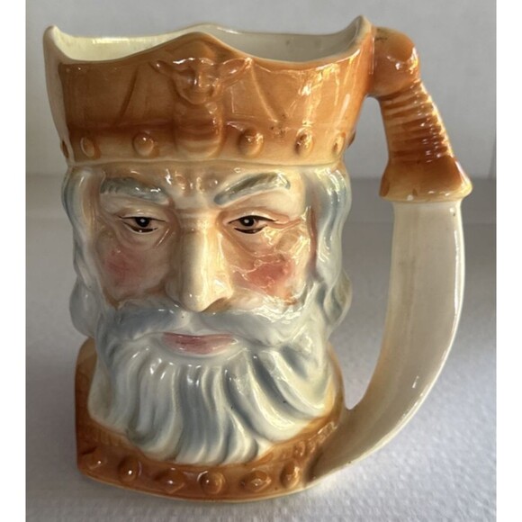Vintage Royal Winton Grimwades King Arthur 5 1/2" Toby Jug Mug Sword Handle - Picture 1 of 7